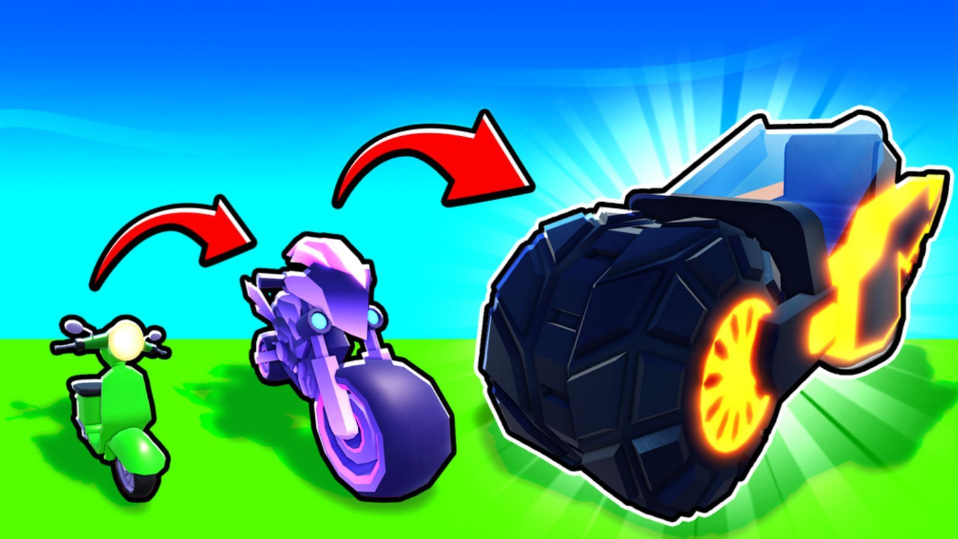 Acquire Wins to purchase better motorcycles (Image via Roblox)